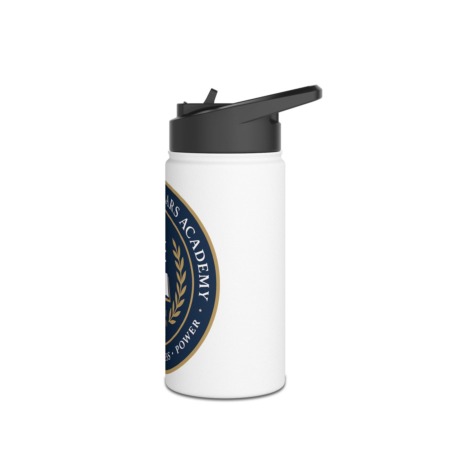 Motivational Stainless Steel Water Bottle - Purpose Progress Power, Eco-Friendly Drinkware, Gift for Students, Teachers, Academics