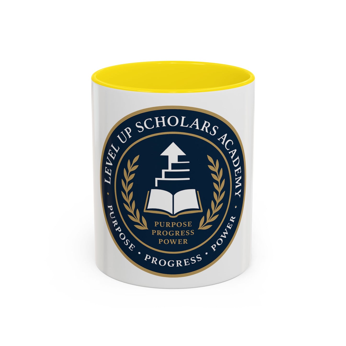 Level Up Scholars Coffee Mug - Motivational Gift for Students, Education, Academic Achievement, Teachers, Graduation, School