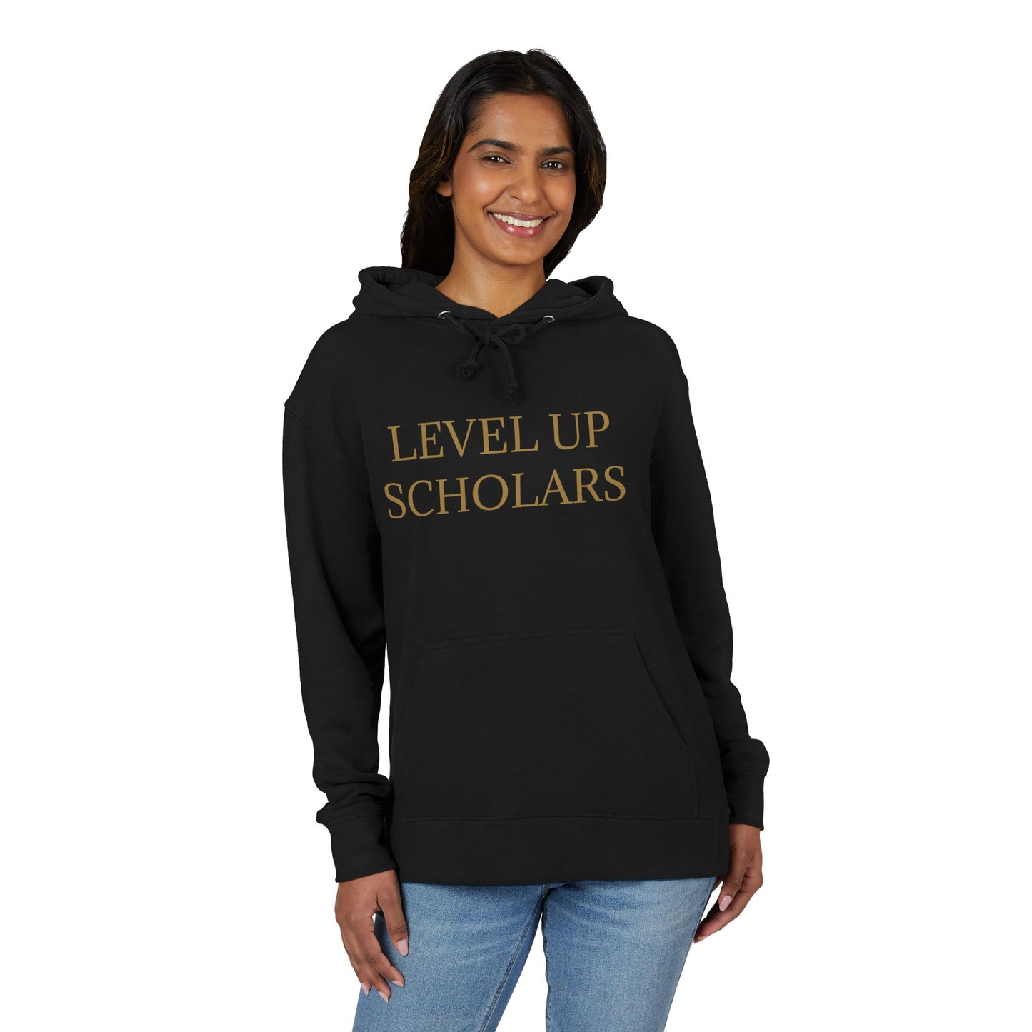 Level Up Scholars Unisex French Terry Hoodie - Motivational Gift for Students, Academic Achievers, Graduation, Back to School, Cozy [...]
