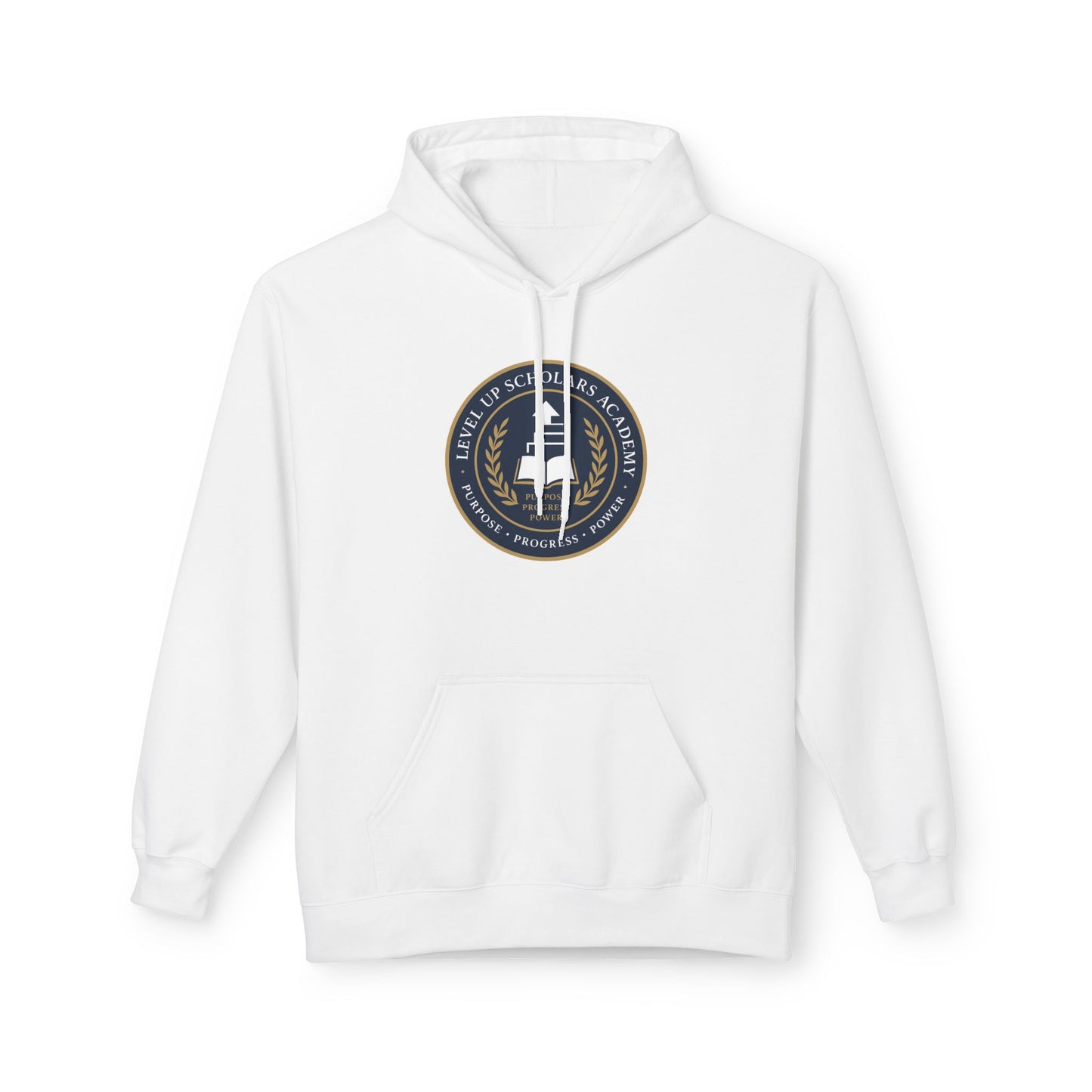 Inspirational Fleece Hoodie - "Lean In Level Up" Motivational Sweatshirt for Creative Minds, Gift for Entrepreneurs, Stylish Comfort Wear
