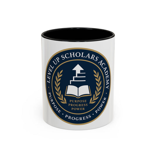 Level Up Scholars Coffee Mug - Motivational Gift for Students, Education, Academic Achievement, Teachers, Graduation, School