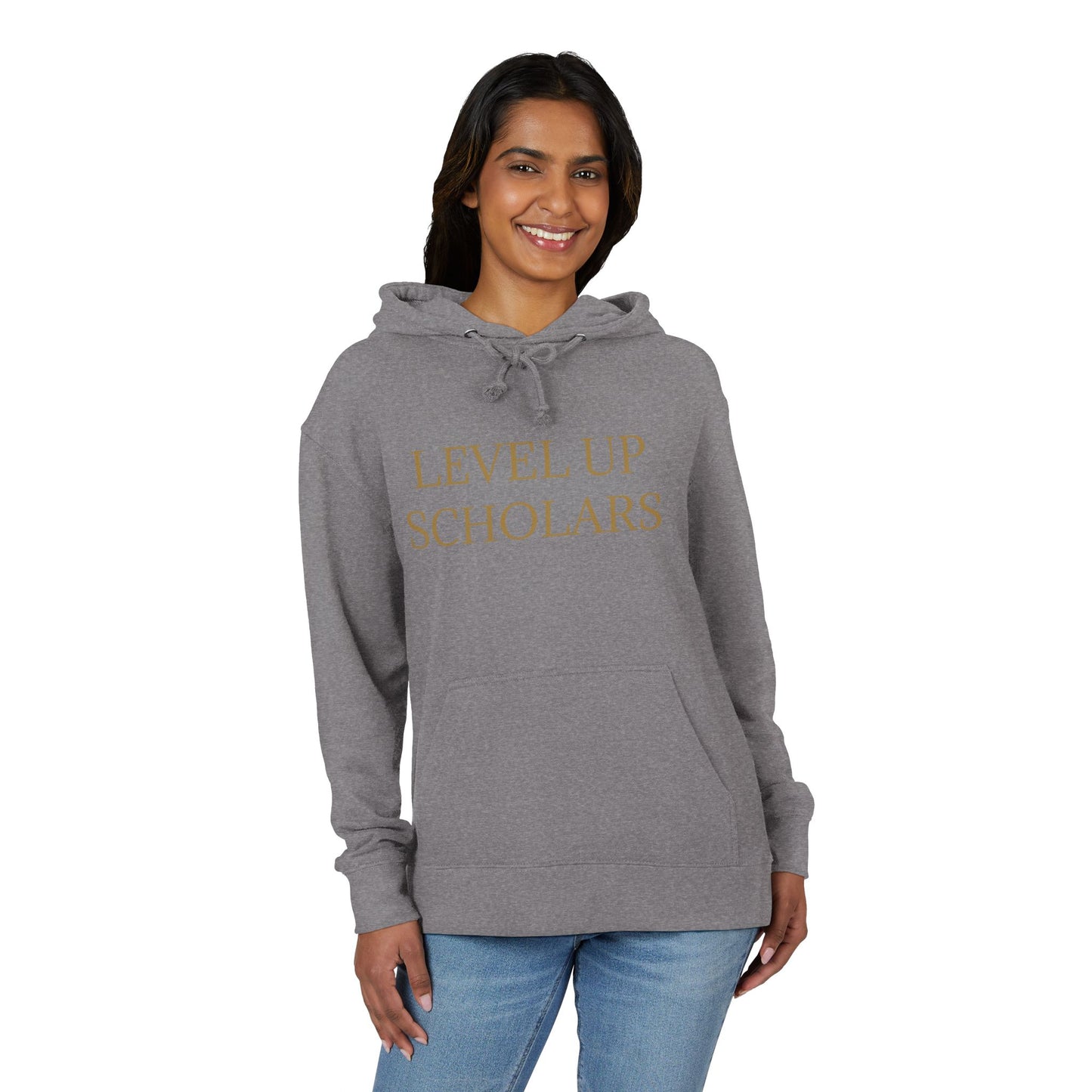 Level Up Scholars Unisex French Terry Hoodie - Motivational Gift for Students, Academic Achievers, Graduation, Back to School, Cozy [...]