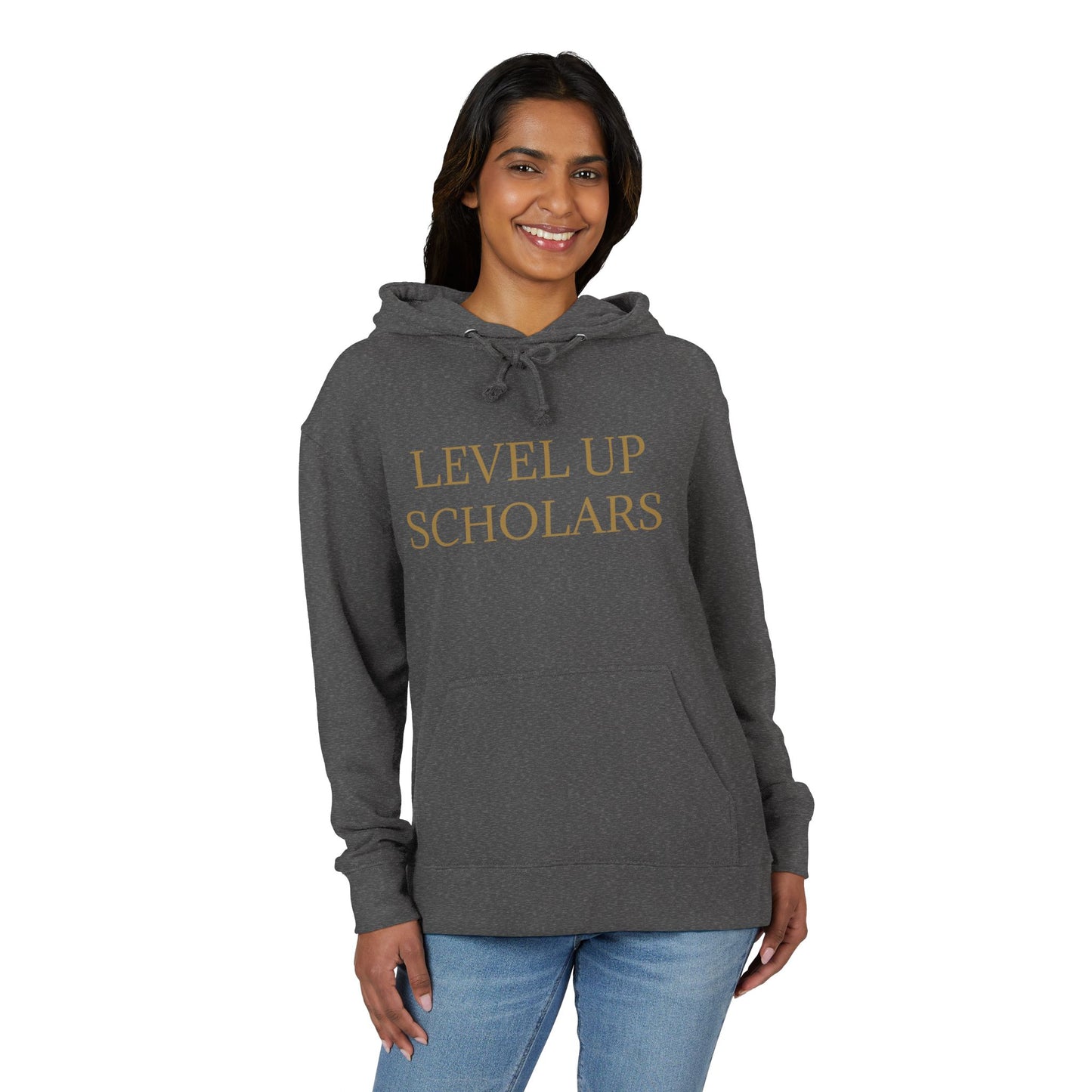 Level Up Scholars Unisex French Terry Hoodie - Motivational Gift for Students, Academic Achievers, Graduation, Back to School, Cozy [...]